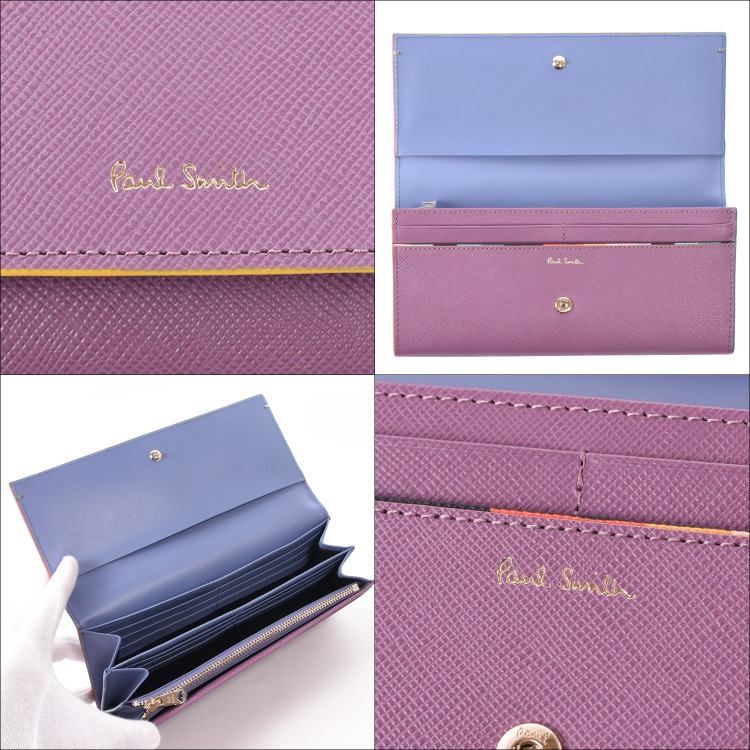 ポールスミス Paul Smith 財布 長財布 ロングウォレット カラード