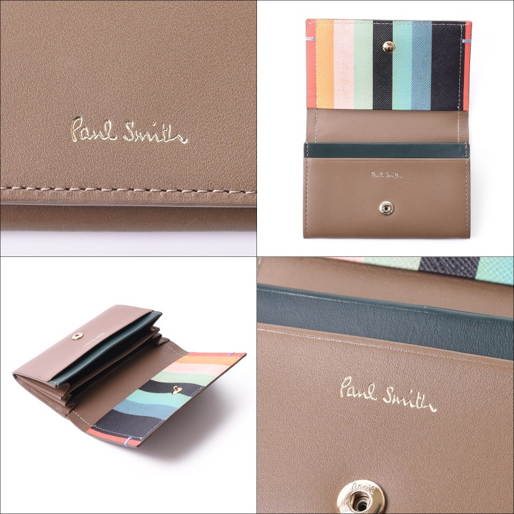 ポールスミス Paul Smith 名刺入れ カードケース サプルレザート