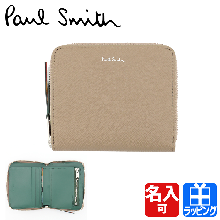 今季ブランド ポールスミス Smith 財布 Paul ラウンドジップ Smith