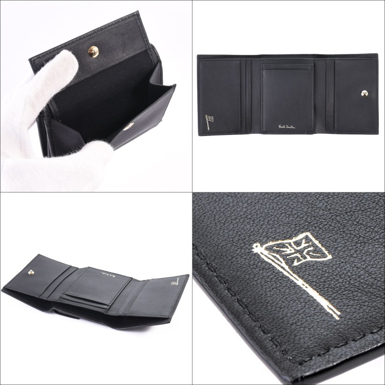 Paul Smith（ポール・スミス） ソフティパデッド 3つ折り財布 : ティー
