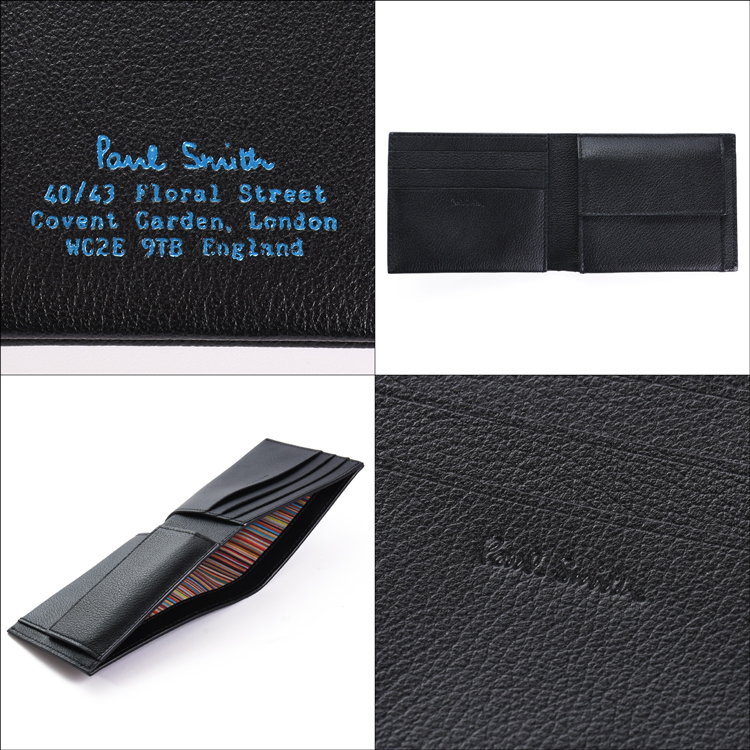 Paul Smith（ポール・スミス） アイロンドゴート 2つ折り財布 メンズ