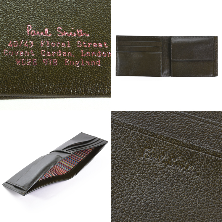 Paul Smith（ポール・スミス） アイロンドゴート 2つ折り財布 メンズ