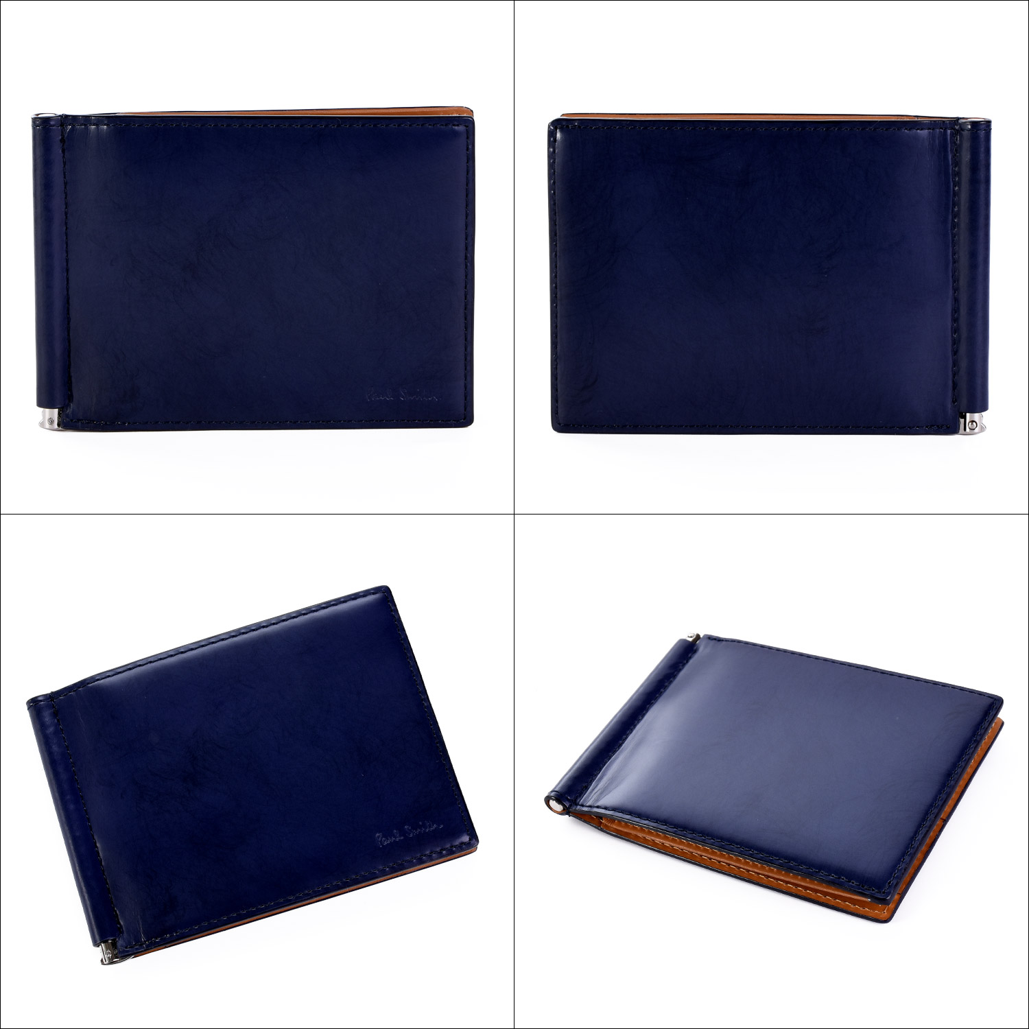 ポールスミス 財布 ケース ネイビー 新品★ 純正紙袋付き】ポールスミス Paul Smith カードケース 名刺入れ メンズ