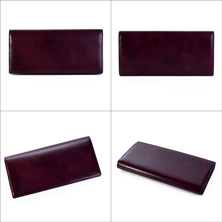 【未使用品】ポールスミス ミニエンボス かぶせ長財布 レッド 箱付き pwd205-20a.jpg