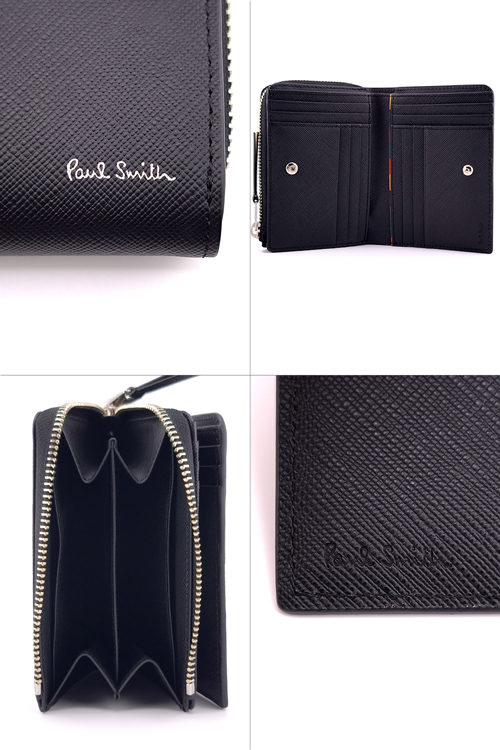 Paul Smith（ポール・スミス） 二つ折り財布 ブライトストライププラー