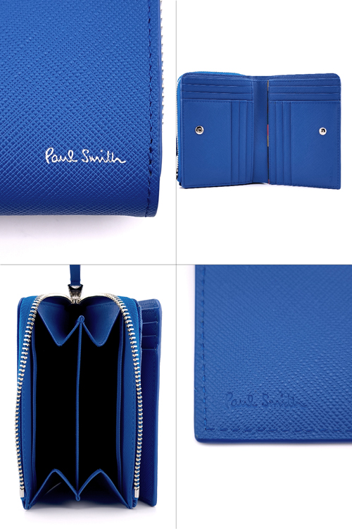 Paul Smith（ポール・スミス） 二つ折り財布 ブライトストライププラー