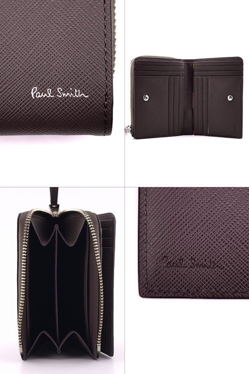 Paul Smith（ポール・スミス） 二つ折り財布 ブライトストライププラー