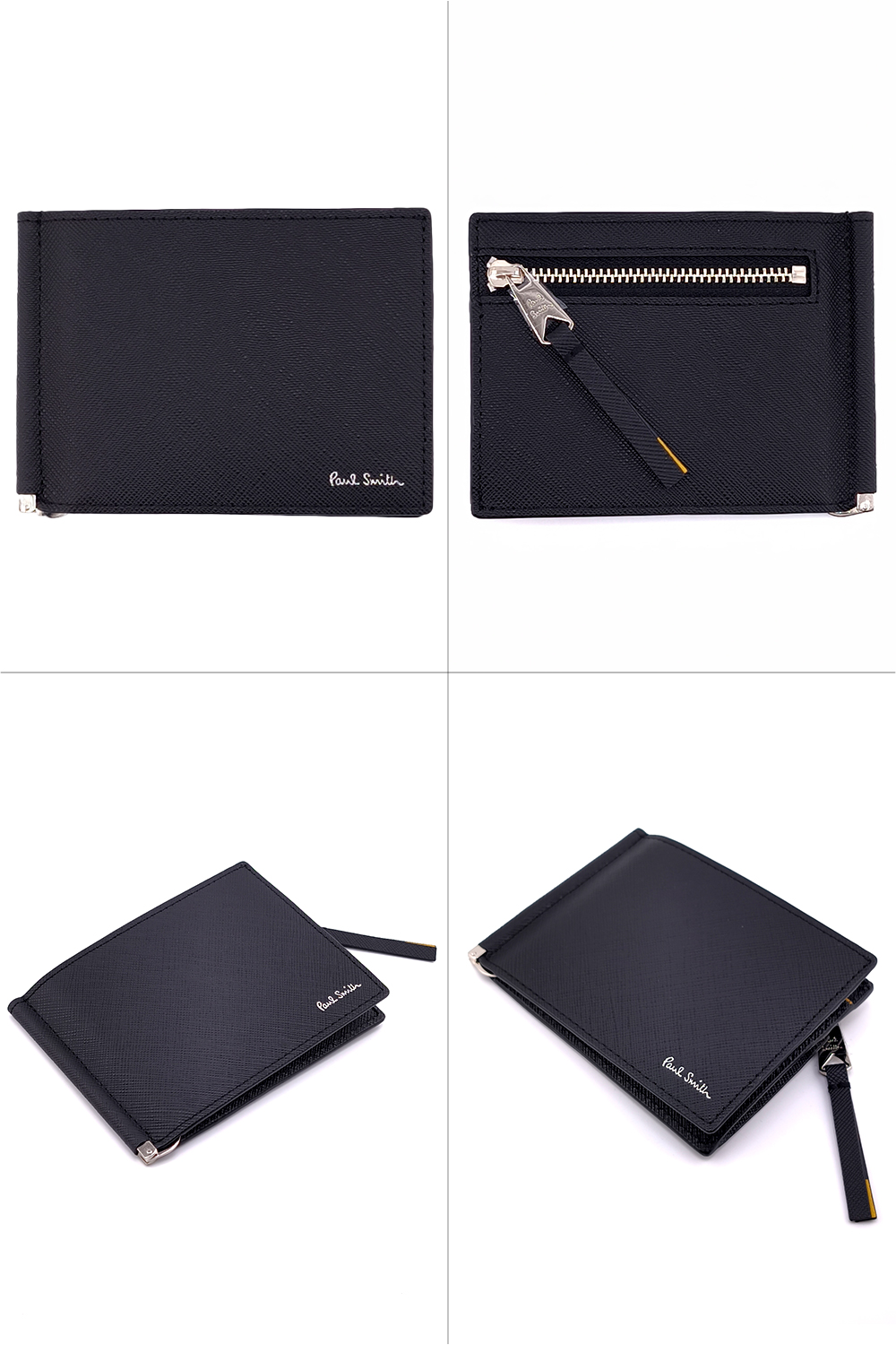 未使用 Paul Smith ポールスミス 二つ折り財布 マネークリップ Paul Smith（ポール・スミス） ブライトストライププラー