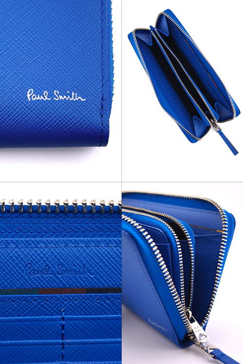 Paul Smith（ポール・スミス） 長財布 ブライトストライププラー
