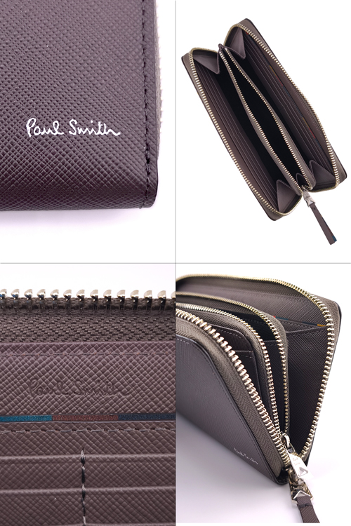 Paul Smith（ポール・スミス） 長財布 ブライトストライププラー