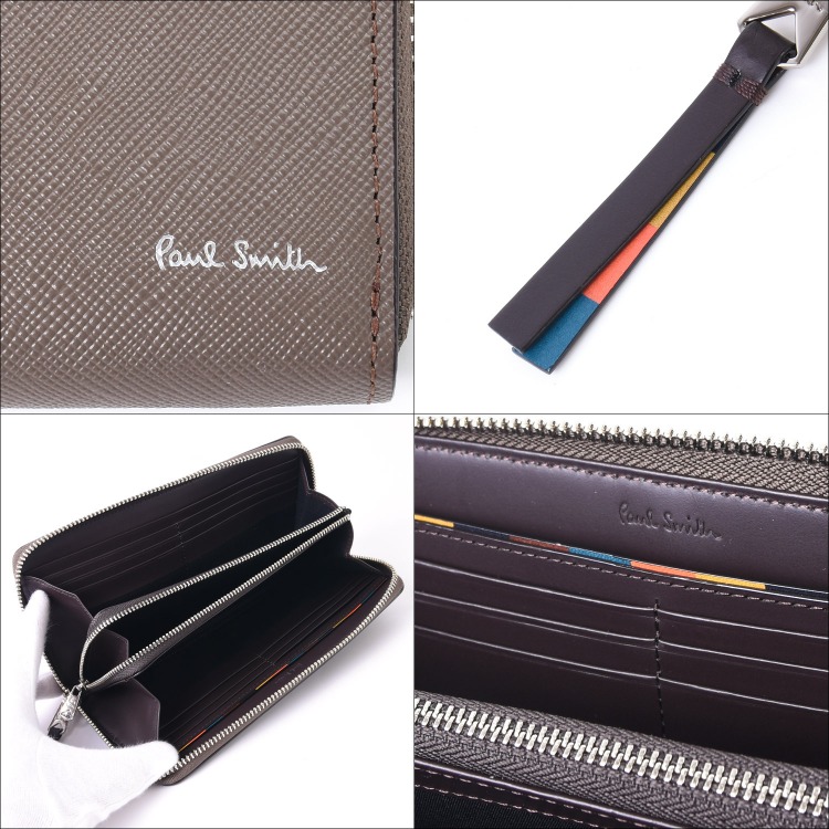 Paul Smith ポールスミス 長財布 財布 ブライトストライププラー Paul Smith ポールスミス 長財布 財布 ブライトストライププラー