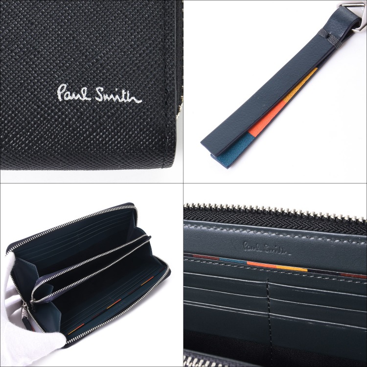Paul Smith ポールスミス 長財布 財布 ブライトストライププラー Paul Smith ポールスミス 長財布 財布 ブライトストライププラー