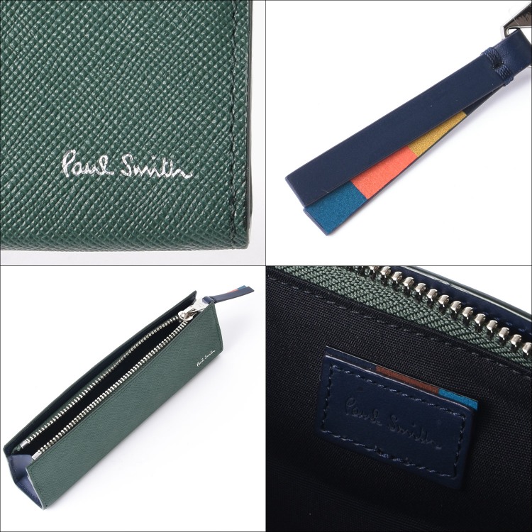 paul smith ポールスミス　ペンケース　ブルー　ターコイズ paul smith ポールスミス ペンケース ブルー ターコイズ