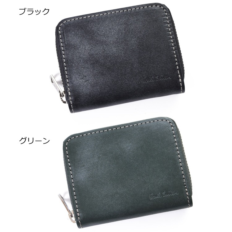 Paul Smith ポールスミス 財布 薄型 カード 小銭入れ 本革 Paul Smith（ポール・スミス） ミニ財布 二つ折り 財布 コインケース