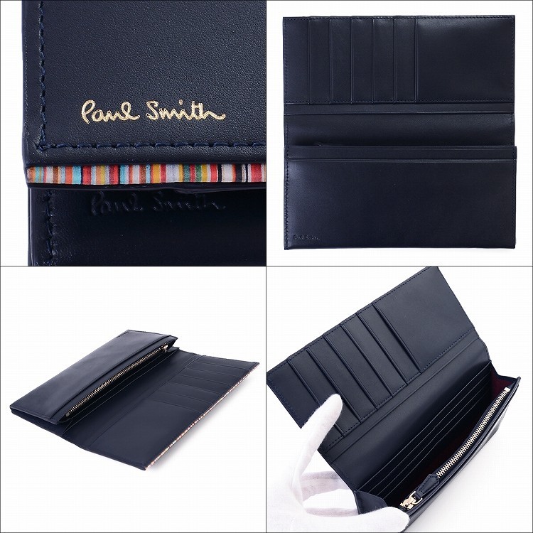 ポールスミス Paul Smith 財布 長財布 メンズ マルチカラー 