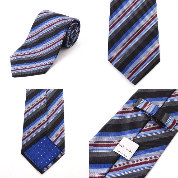 お礼や感謝伝えるプチギフト 就活 ビジネス ブランドネクタイ シルク ストライプ ネクタイ ポールスミス 結婚式 Paul 正 おしゃれ ブランド レディース メンズ Smith ネクタイ Gestiondigitalweb Com