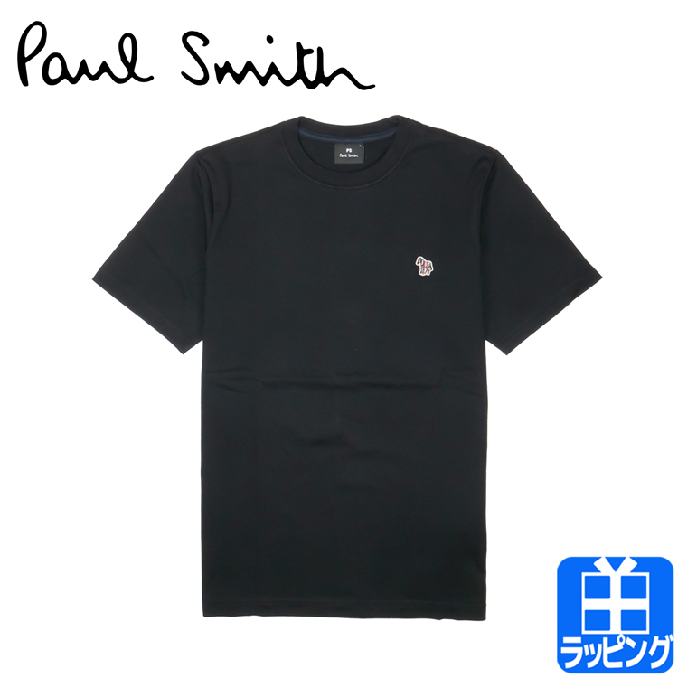 ポールスミスブラック 半袖シャツ ストライプ Paul Smith - トップス