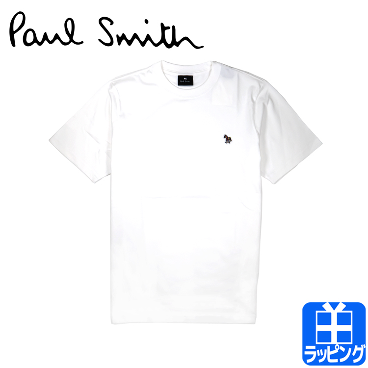 ポールスミス Paul Smith Sports Stripe Zebra ワンポイントTシャツ メンズ 半袖 ストライプ ゼブラ シンプル  132506 O11R ブランド おすすめ プレゼント ギフト