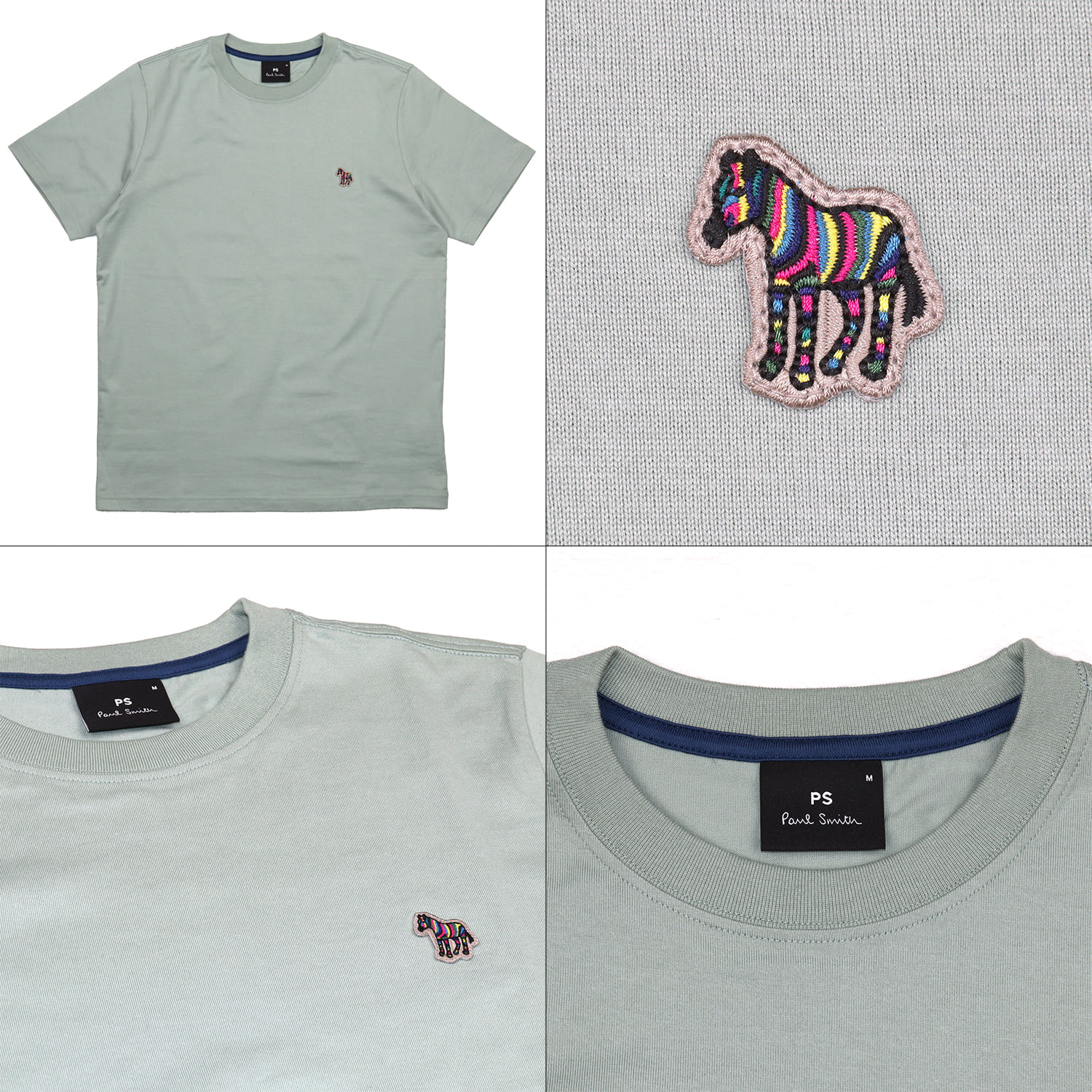 ポールスミス　トップス新品（625） Paul Smith ポールスミス Sports Stripe Zebra ワンポイントT
