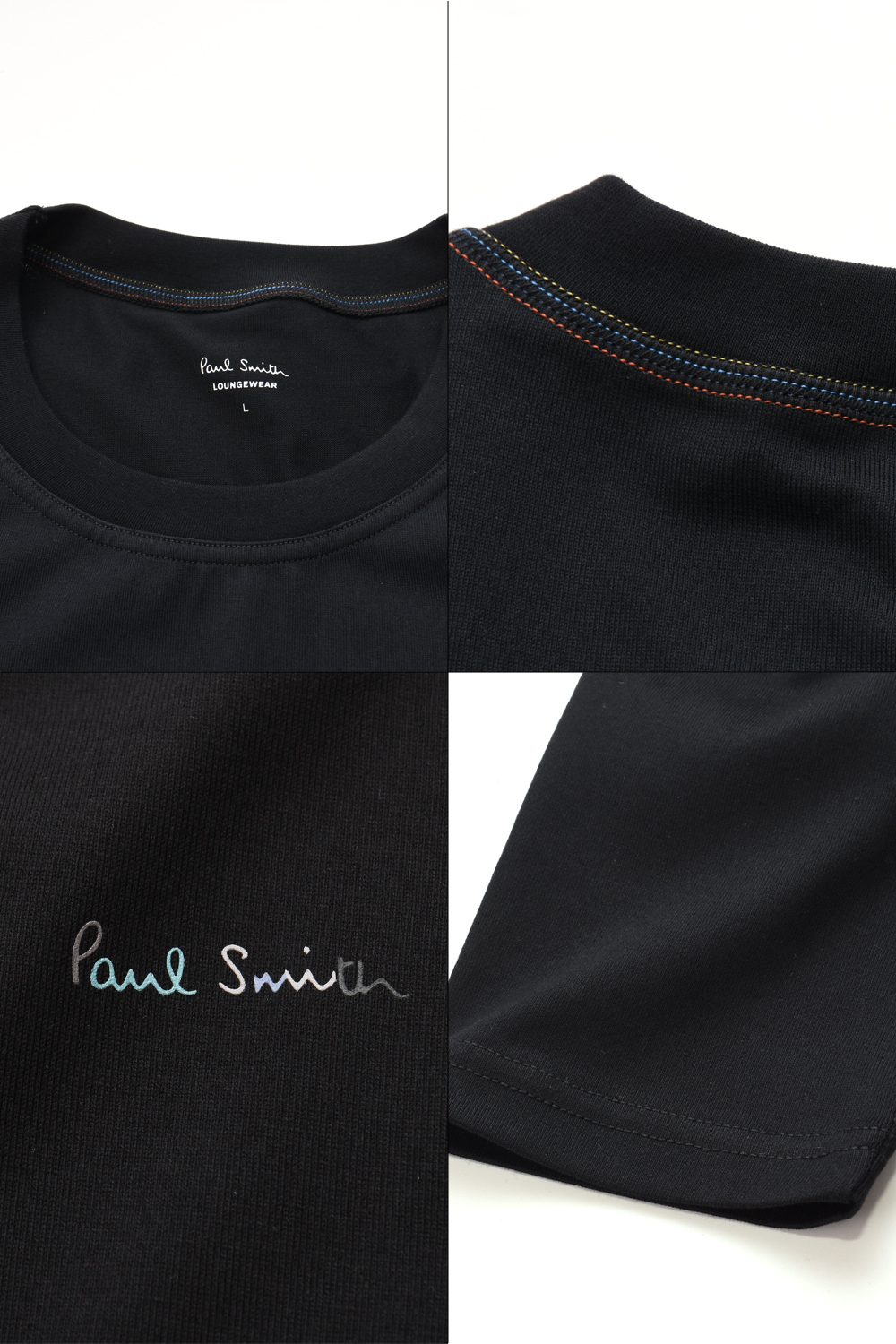 Paul Smith（ポール・スミス） グラデーションロゴ 長袖Tシャツ