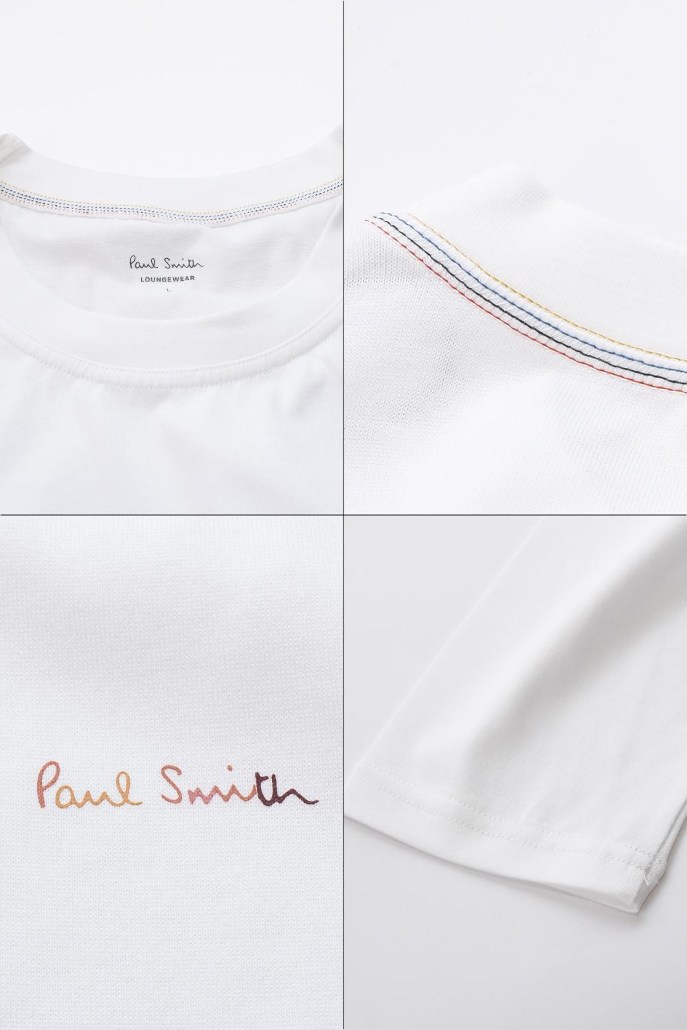 Paul Smith（ポール・スミス） グラデーションロゴ 長袖Tシャツ