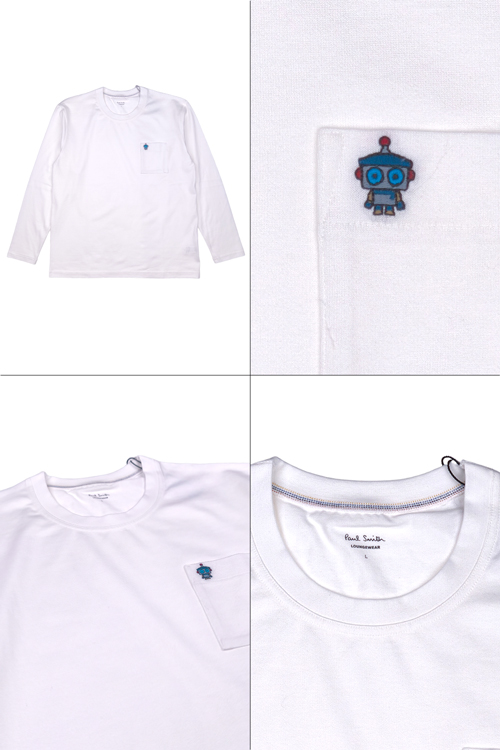 Paul Smith（ポール・スミス） Yen Robot 長袖Tシャツ : ティー