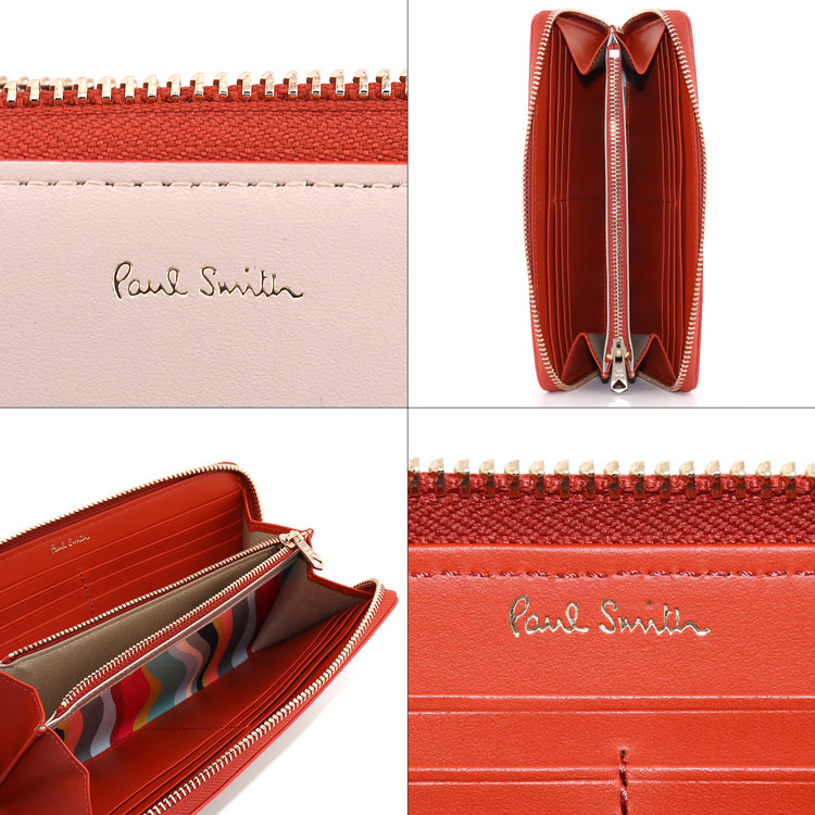 Paul Smith（ポール・スミス） 財布 サプルレザー 長財布 ラウンド
