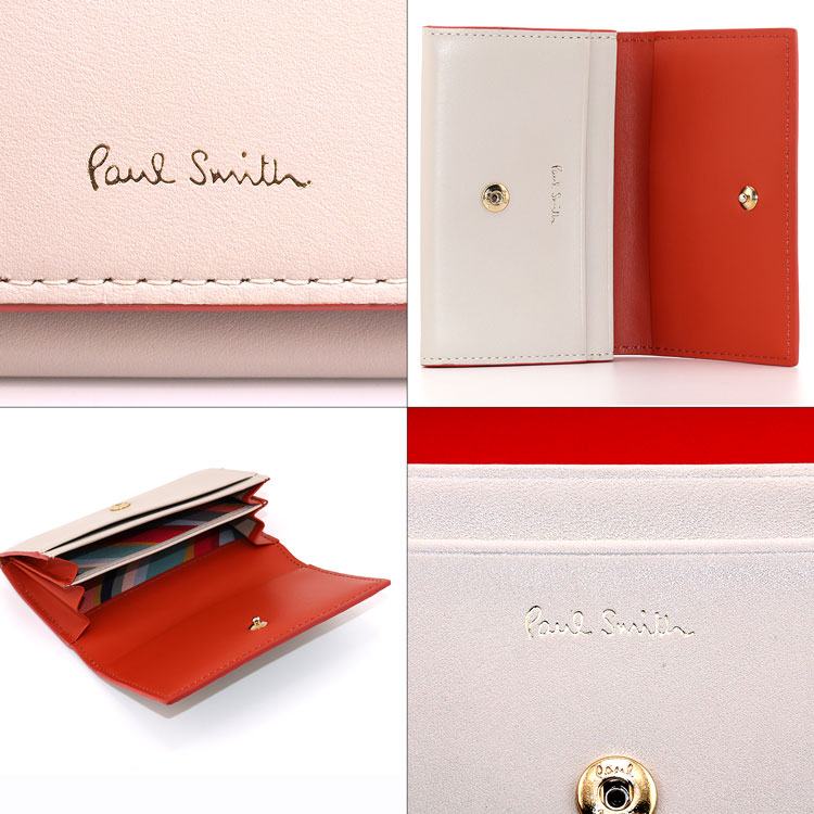 Paul Smith ポールスミス 名刺入れ サプルレザー カードケース