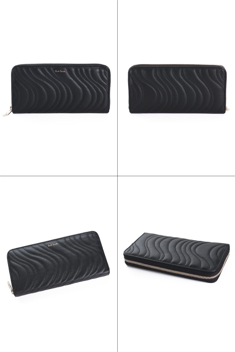 Paul Smith ポールスミス キルティングスワール 長財布 : ティー