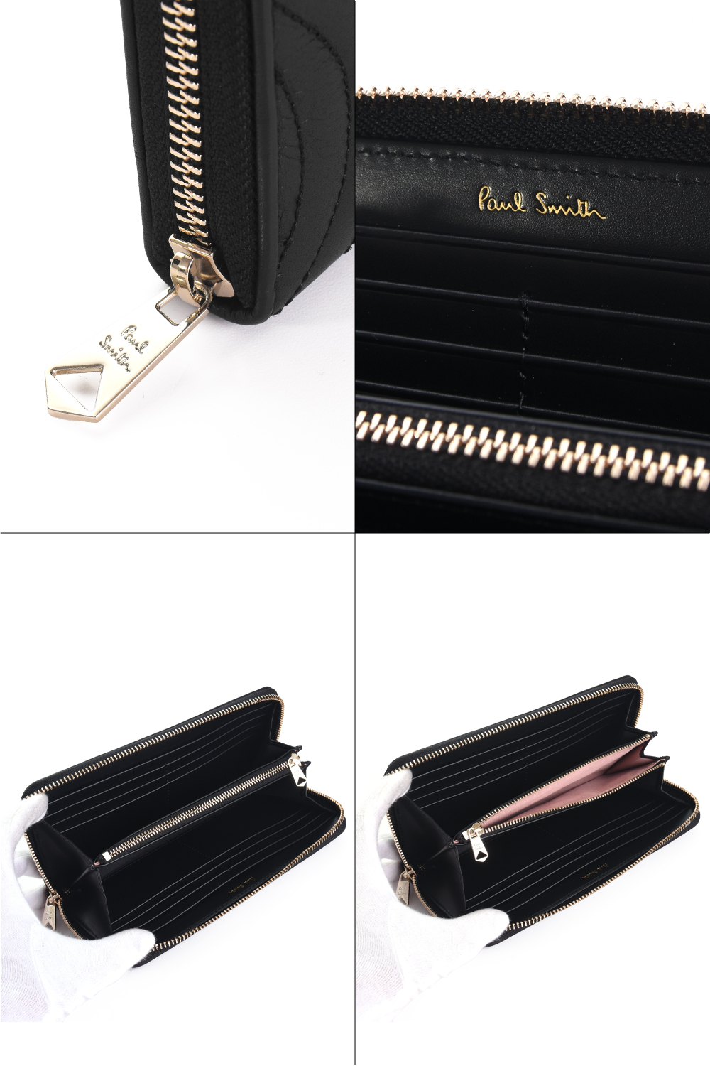 PaulSmith ポールスミス　レディース長財布　OPW033 ドット　水玉 Paul Smith 三つ折り財布 レディース ポール・スミス – Rehello by BOOKOFF