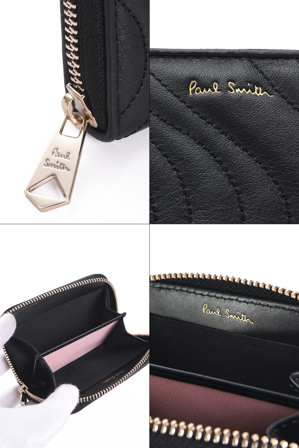 Paul Smith ポールスミス キルティングスワール コインケースの画像