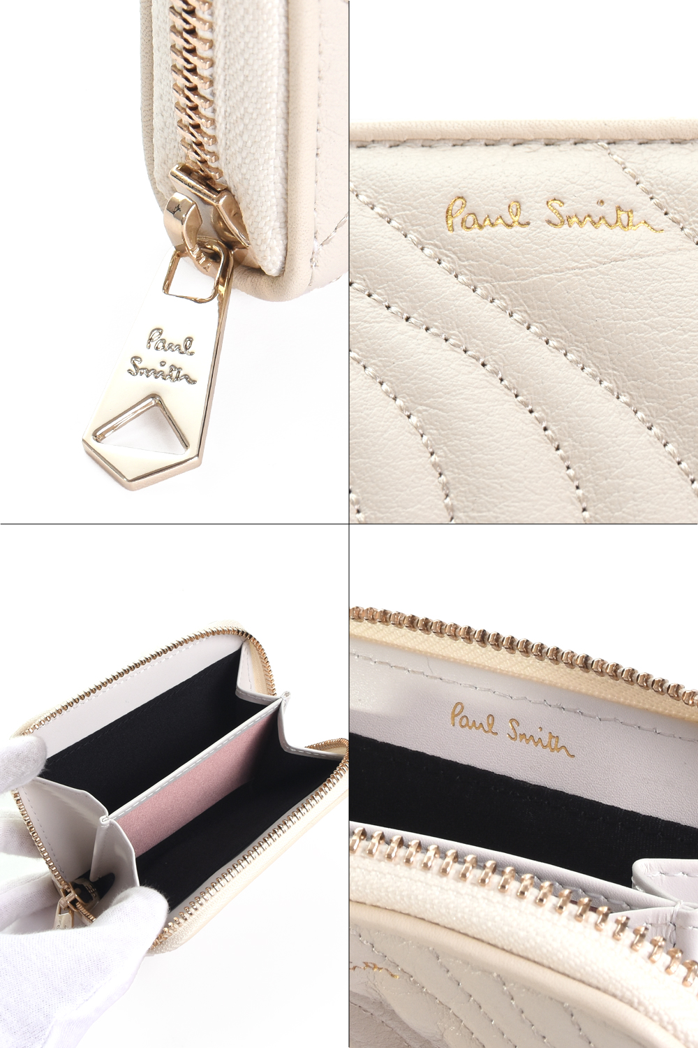 Paul Smith ポールスミス キルティングスワール コインケースの画像