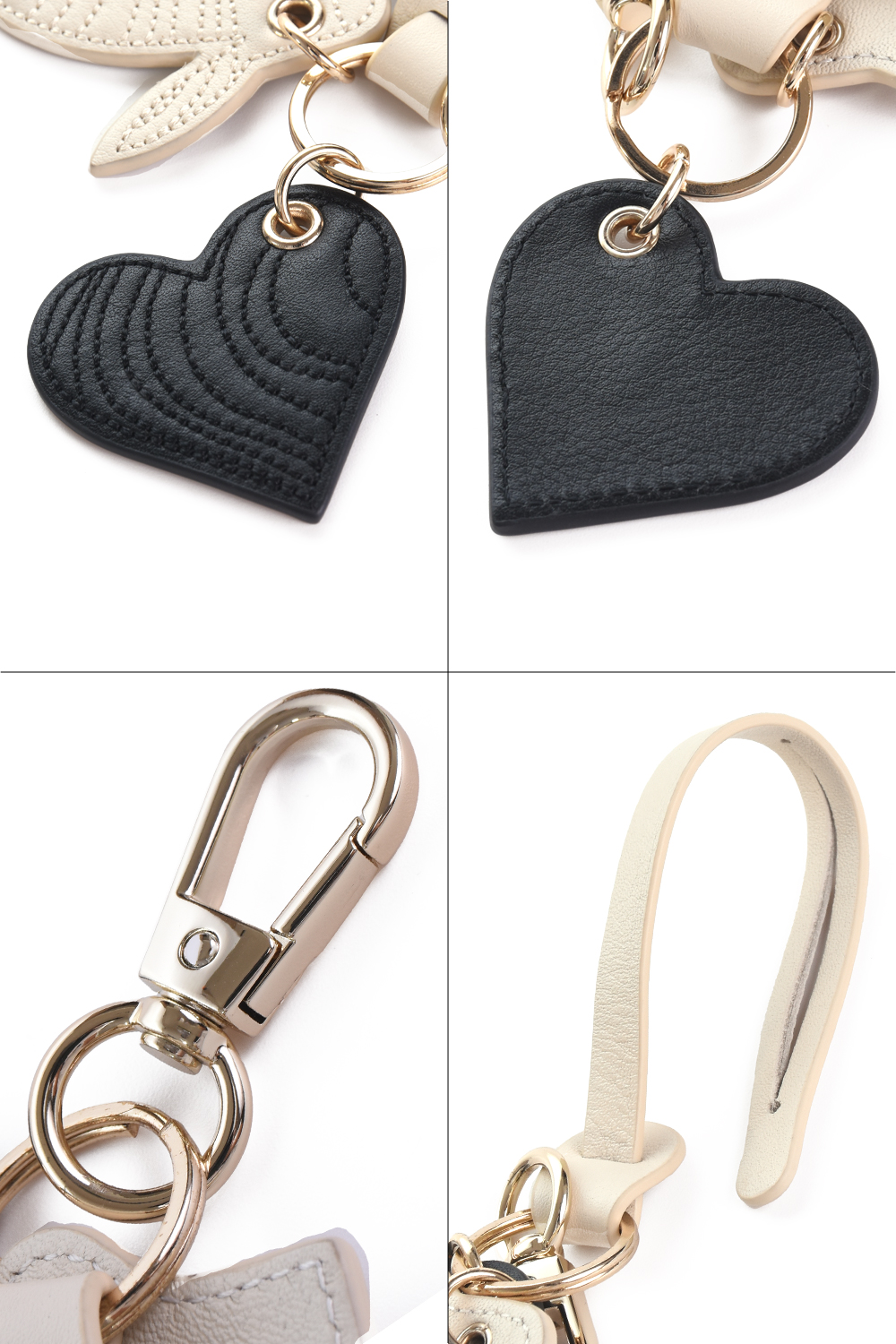 【新品 ラッピング済みかつ未開封】Paul Smith ブラック キーリング Paul Smith ポールスミス キルティングスワール キーリング