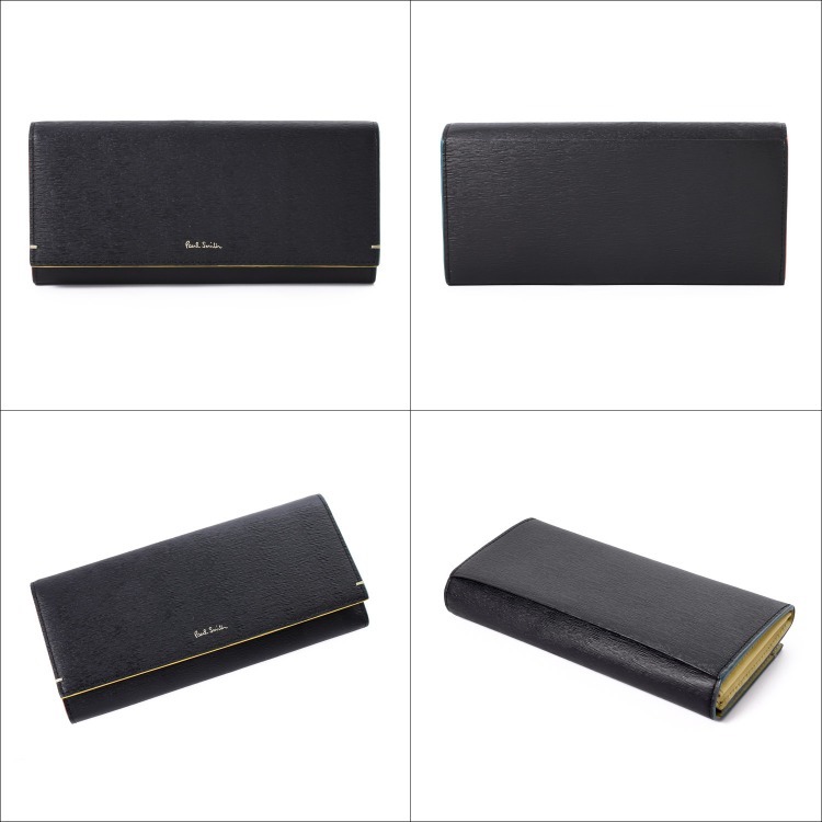 Paul Smith ポールスミス 長財布 カラードエッジ Paul Smith ポールスミス 長財布 財布 メンズ ブランド カラード