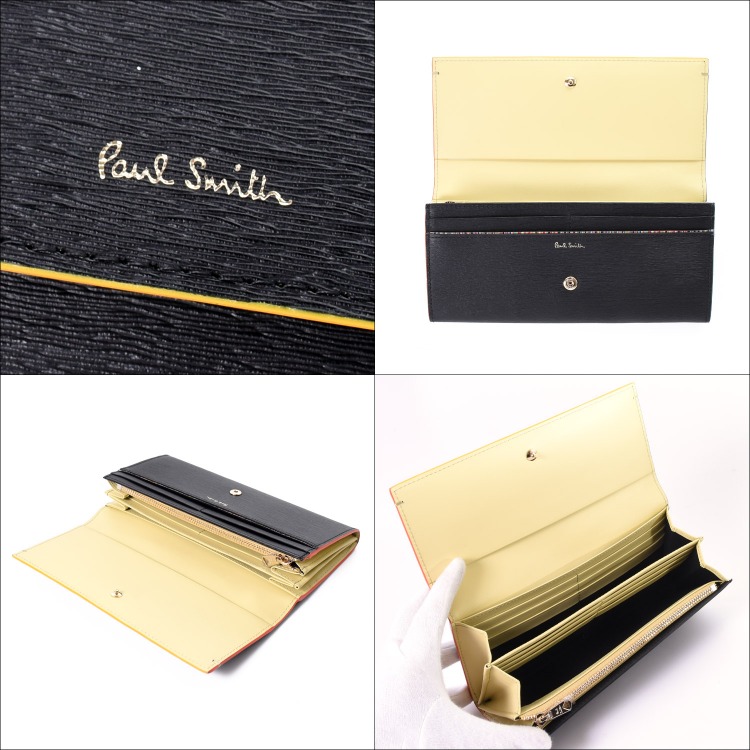 Paul Smith 【名入れ】Paul ポールスミス カラードエッジ 長財布
