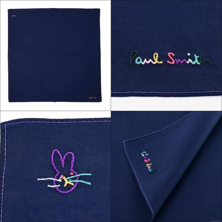 ポールスミス Paul Smith ハンカチ メンズ レディース ラビット ロゴ うさぎ 名入れ 刺繍 ギフト ラッピング おすすめ 0363 Thank リンツ チョコ Paulsmith Han014 ティーブランド 通販 Yahoo ショッピング