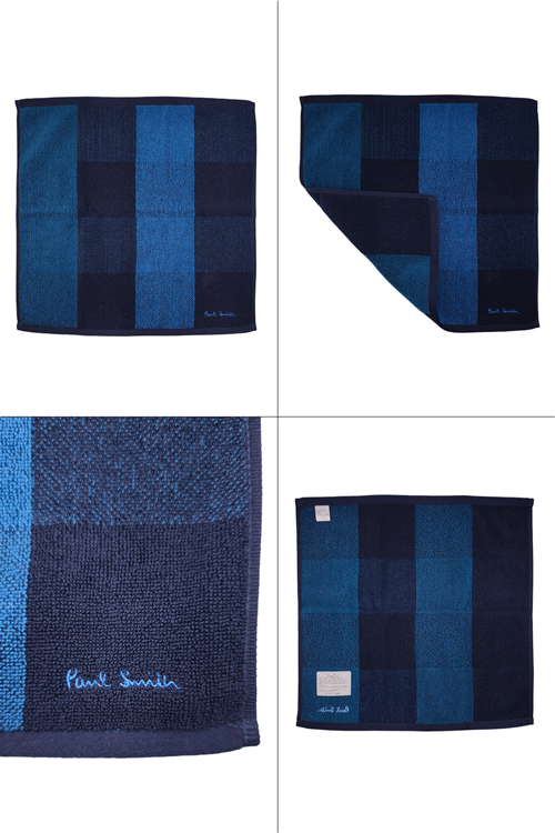 ポールスミス ブロックチェック ハンドタオル Paul Smith : ティー