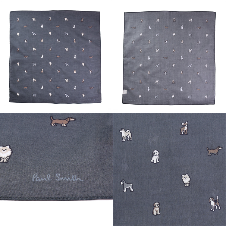 Paul Smith（ポール・スミス） Japan Dog ハンカチ 250352 HANK