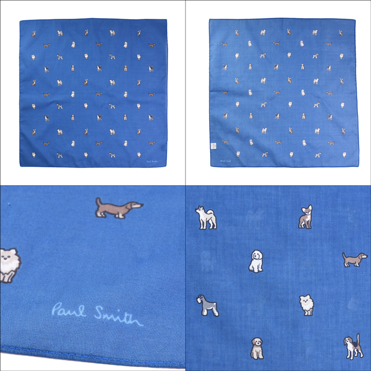 Paul Smith（ポール・スミス） Japan Dog ハンカチ 250352 HANK