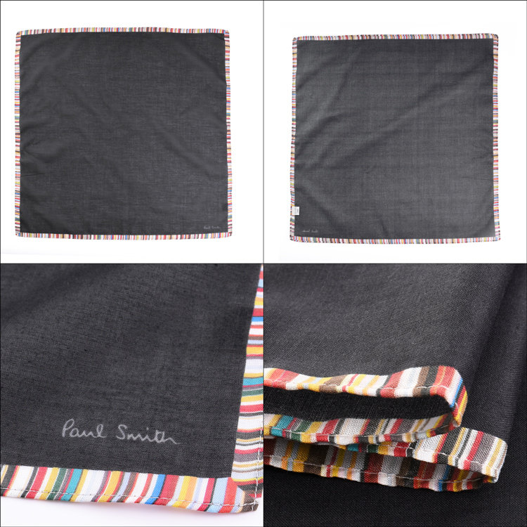 Paul Smith（ポール・スミス） Signature Stripe エッジ ハンカチ