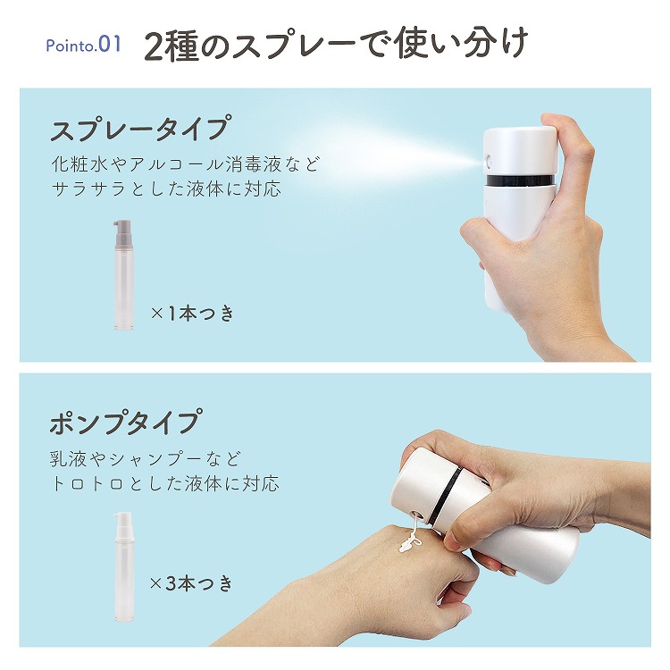 MRG JAPAN MRG トラベルボトル 3in1 化粧水 乳液 詰め替えボトル