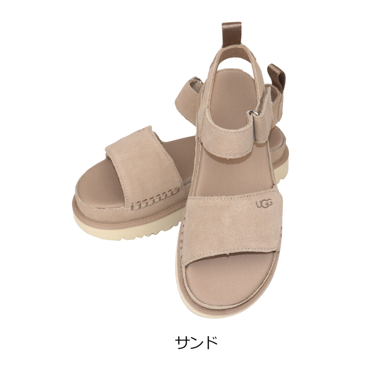 UGG [在庫処分] アグ サンダル 厚底 スエード ゴールデンスター