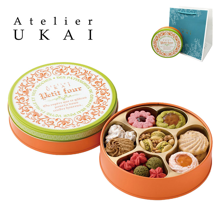 アトリエうかい atelier UKAI クッキー サブレ フールセック 丸缶 10