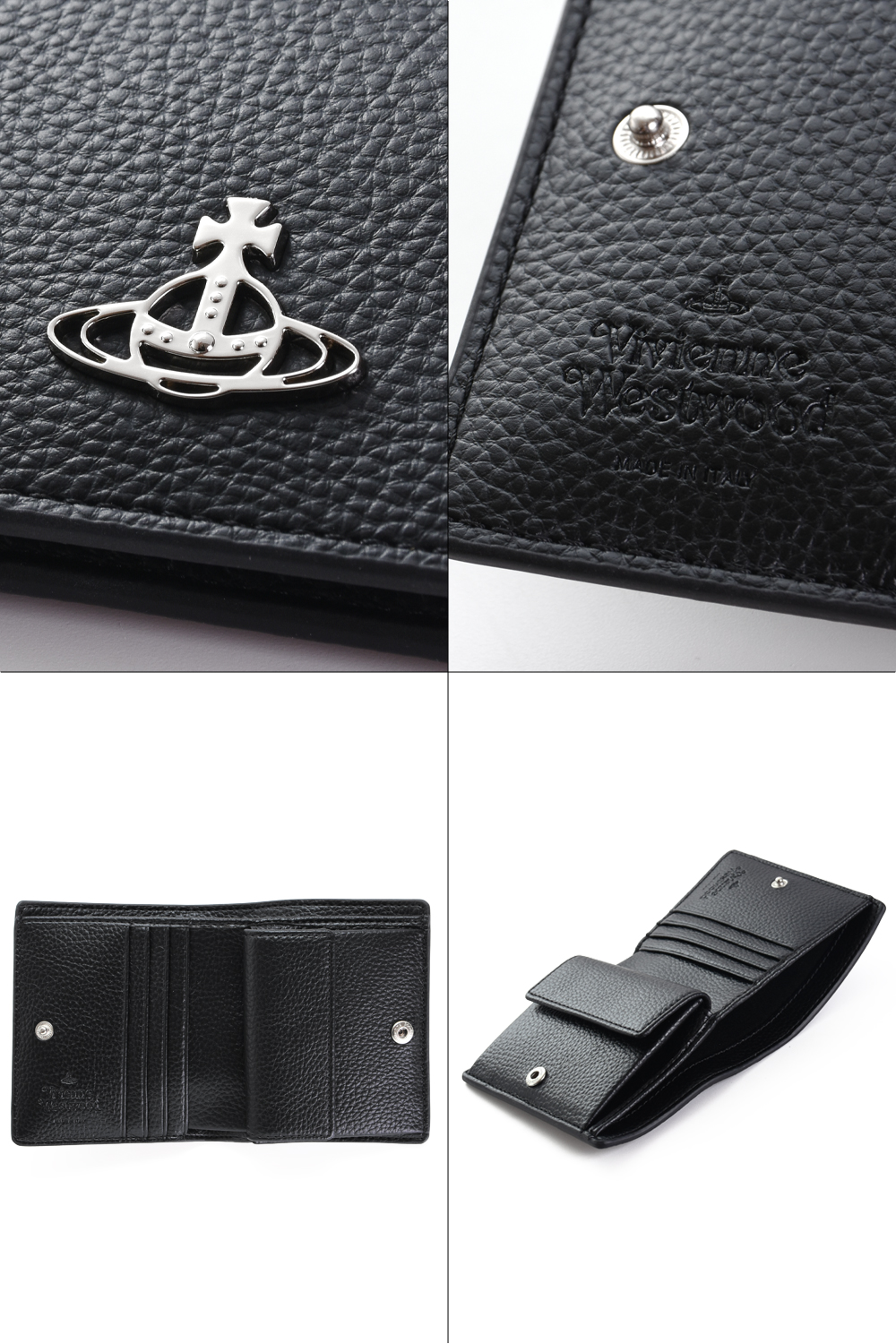 Vivienne Westwood ヴィヴィアンウエストウッド PU GRAIN MAN二つ折り