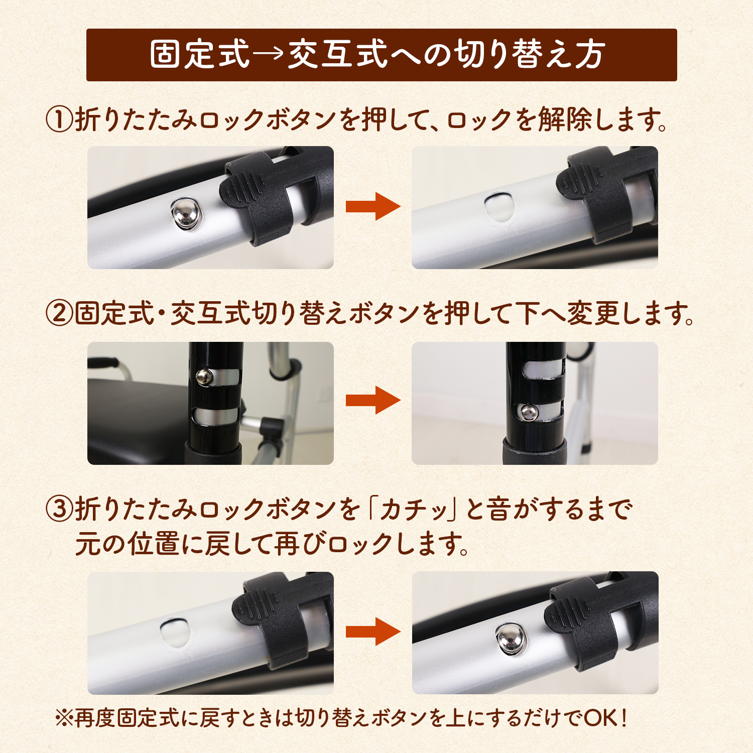 MRG JAPAN 歩行器 高齢者用 折りたたみ 室内 3年保証 屋外 軽量 交互