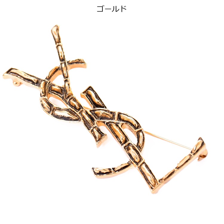SAINT LAURENT [在庫処分] サンローラン ブローチ カサンドラ