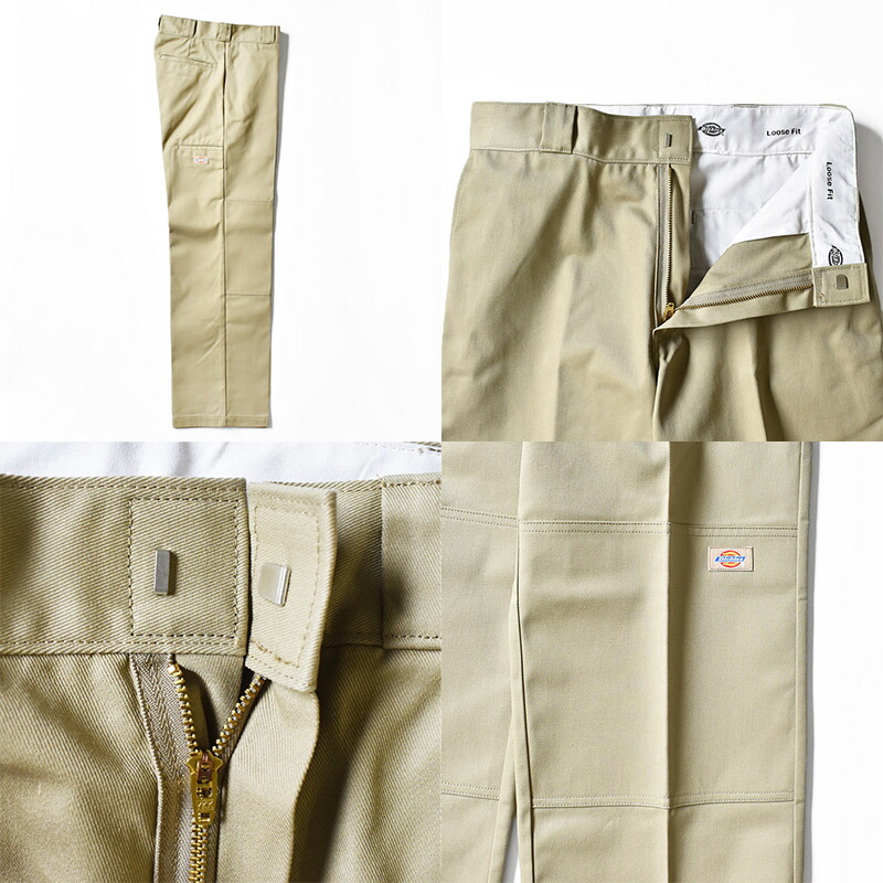 10色展開」Dickies 85283 TC twill Loose Fit Double knee work