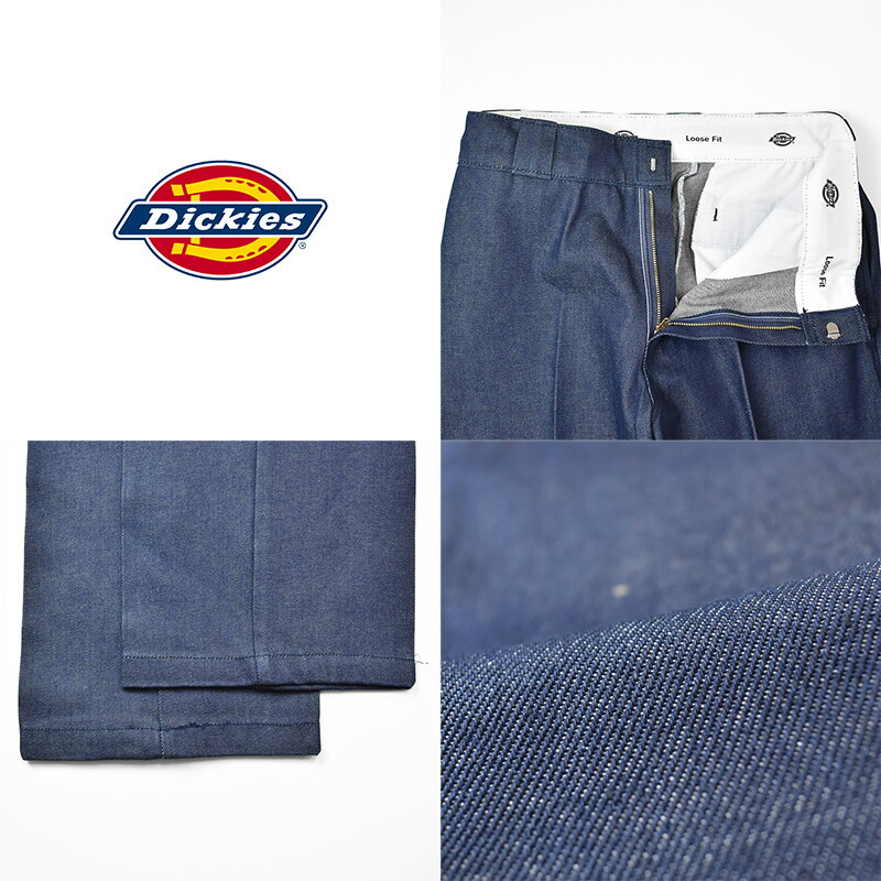Dickies ディッキーズ 8528313oz DENIM DOUBLE KEEE WORK PANTS D23AA-GAP017 18452900 ダブルニー  デニム ルーズフィット メンズ レディース ユニセックス : Mr.Mojo - 通販 - Yahoo!ショッピング