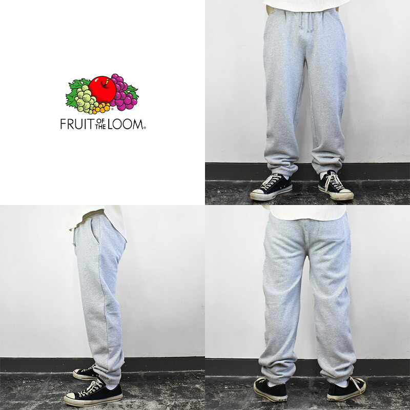 FRUIT OF THE LOOM フルーツ オブ ザ ルーム FTL heavy oz jogger Sweat pants re 80079700  約12oz ヘビーオンス ジョガー スウェット パンツ