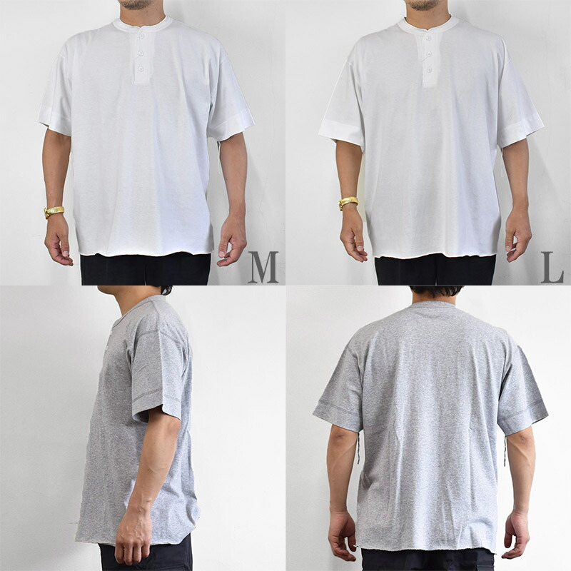 HEALTH KNIT(ヘルスニット)70'S SHORT SLEEVE HENLEY TEE(ヘンリーティ) Healthknit】Henleyneck S/S Tee / ヘンリーネック ショート